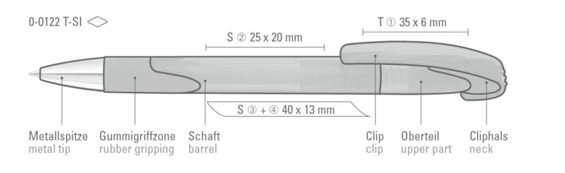 LOOK grip transparent SI
