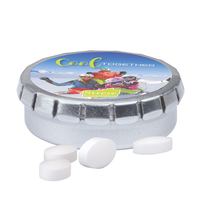 Quick Box, blank, Pfeffi zuckerfreien Pfefferminzpastillen