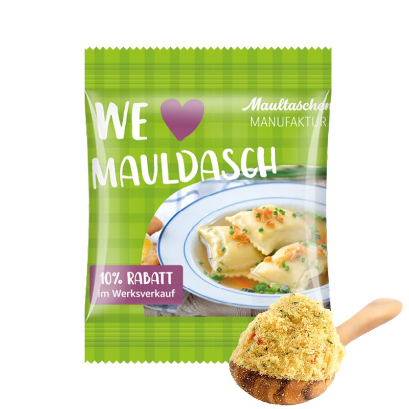 Minitüte 10 g, weiße Folie, Maistro Meine klare Suppe