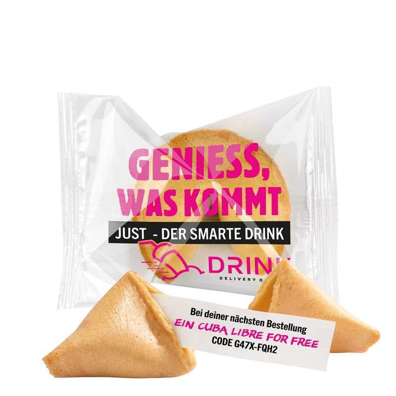 Glückskeks Folie, transparent