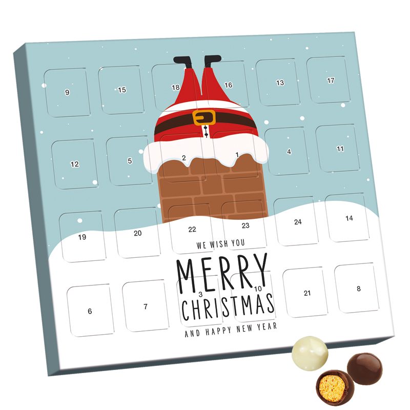 XS Adventskalender Brandt Knusperkugeln Black & White
