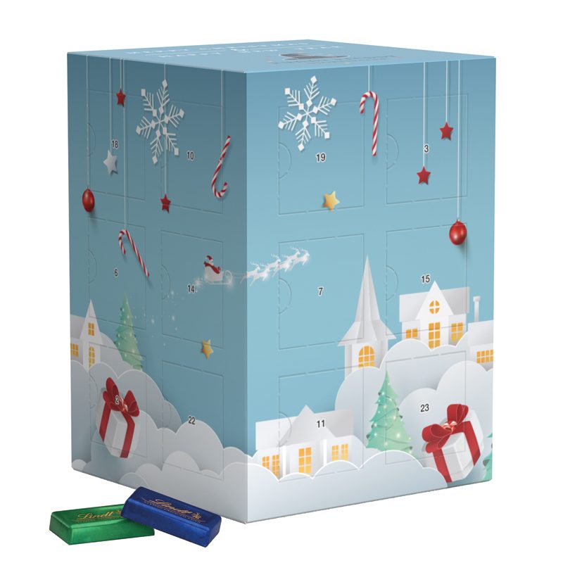 Tower Adventskalender, Lindt Schokotäfelchen