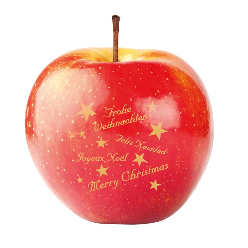 LogoFrucht Apfel Happy Christmas