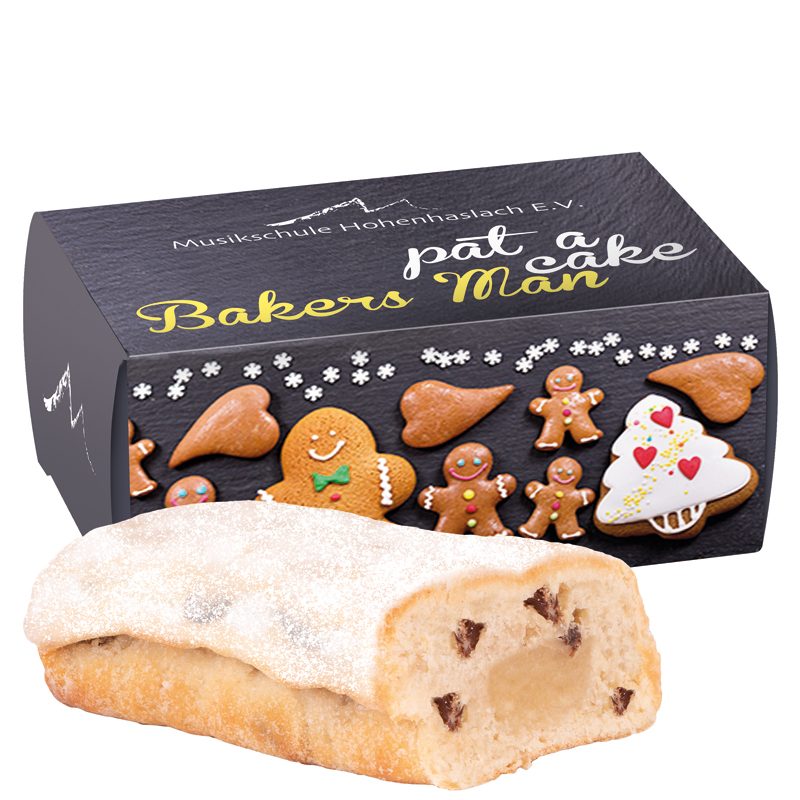 Christstollen Mini in Werbebox