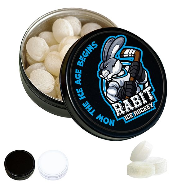 Black or White Dose mit Kalfany Eisbonbons, 60g