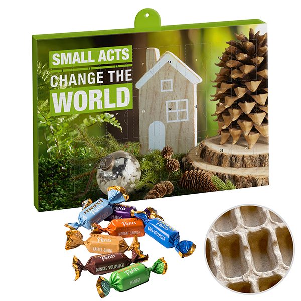 Premium Marken-Adventskalender PAPIER mit merci Petits