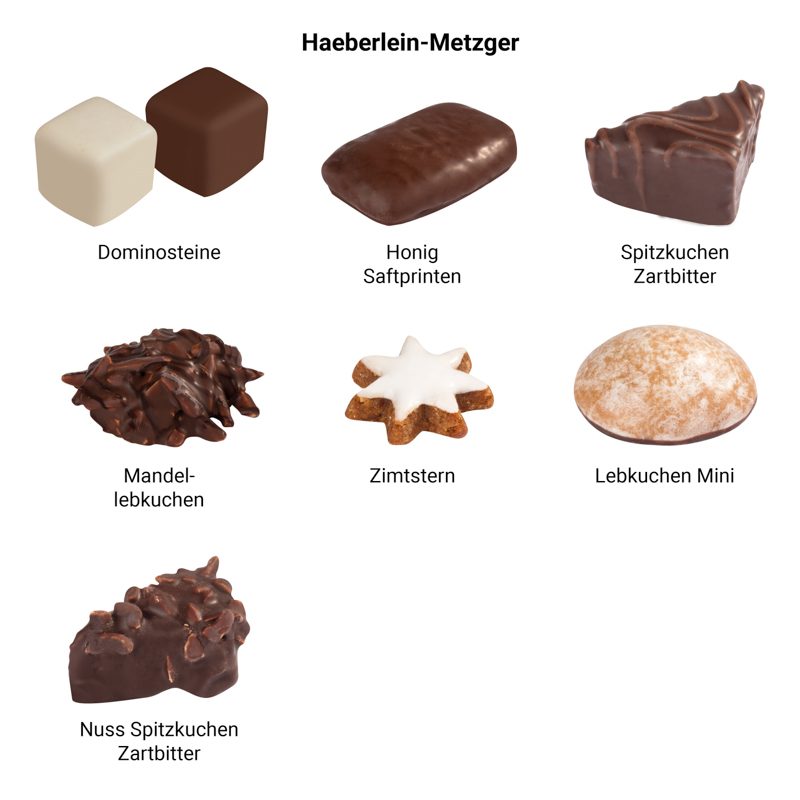 Haeberlein-Metzger Lebkuchenmischung im Werbeschuber – weitere Ansicht