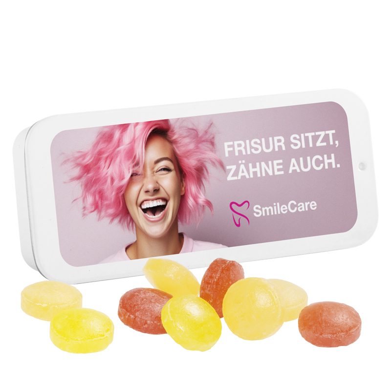 Schiebedeckeldose, Mini Bonbons Fruchtmix