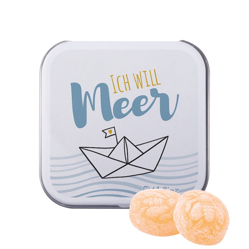 Dose Quadratisch, Honigbienen Bonbons