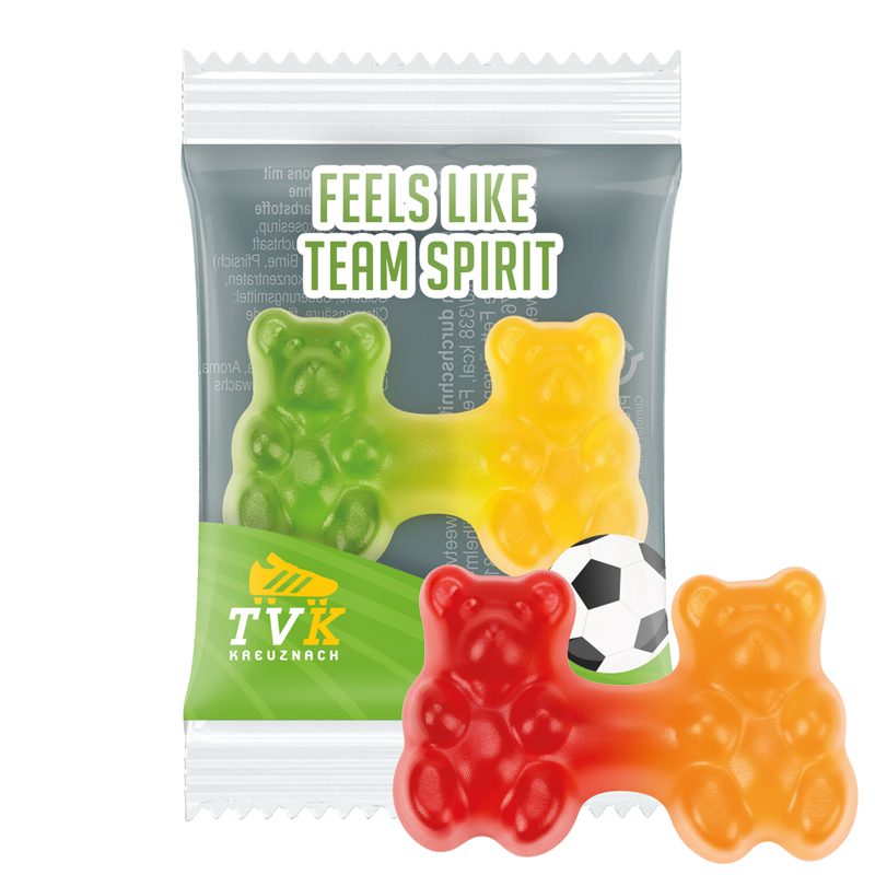 Trolli Team Gummibärchen Premium, Folie transparent