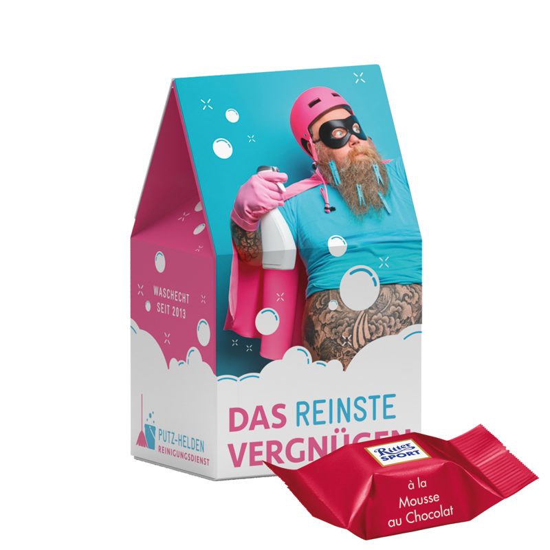 Standbodenbox, Ritter SPORT Schokowürfel Mousse au Chocolate