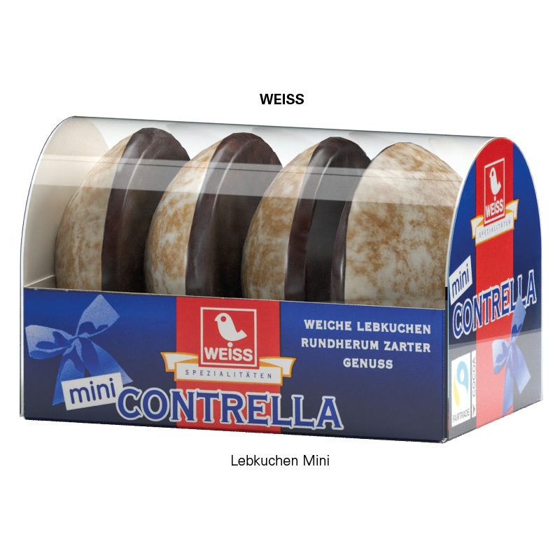 Lebkuchen Haus, WEISS 4er Lebkuchen Mini – weitere Ansicht