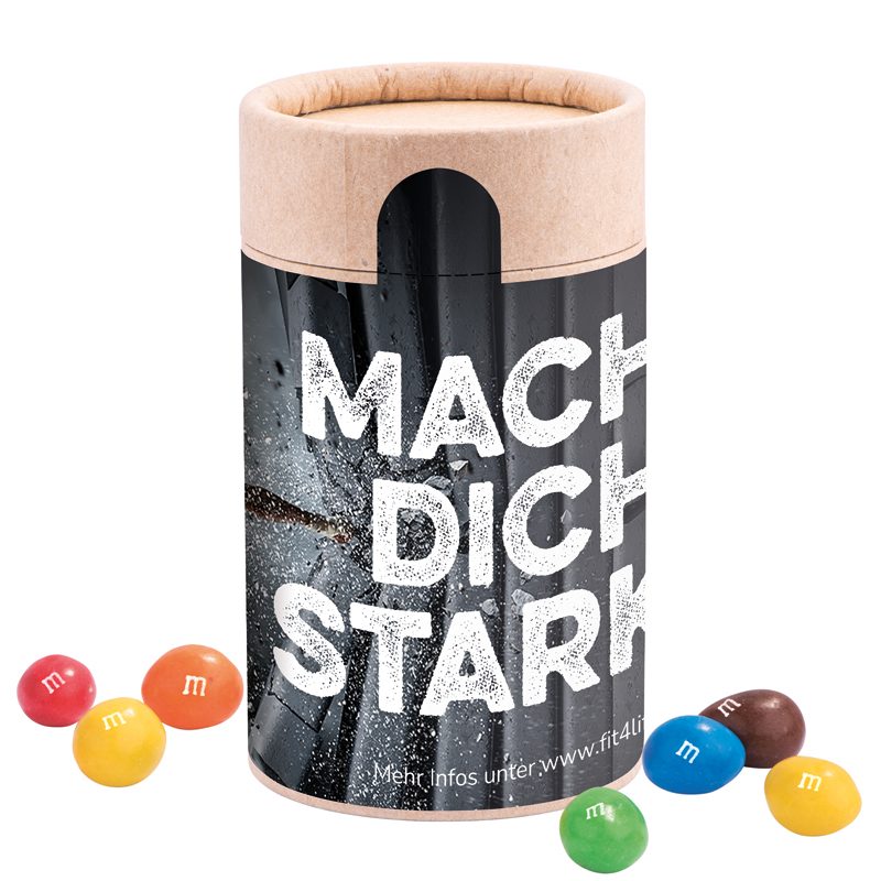 Papierdose Eco Midi mit M&M´s Peanuts