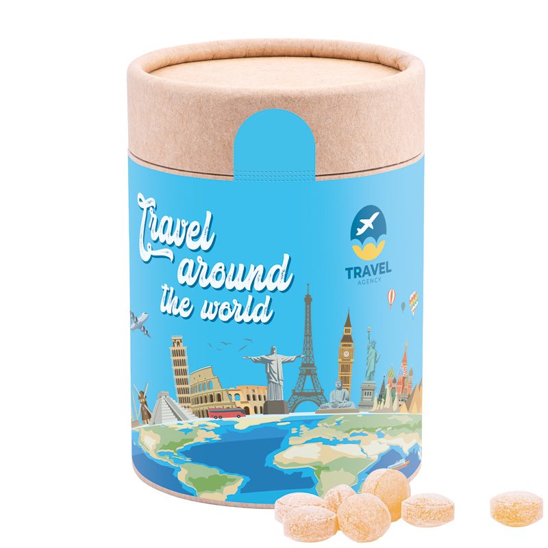 Papierdose Eco Maxi, Honigbienen Bonbons