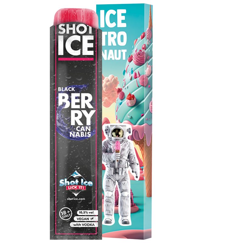 Long Box, Shot Ice - Black Berry Canabis 10,5% vol.