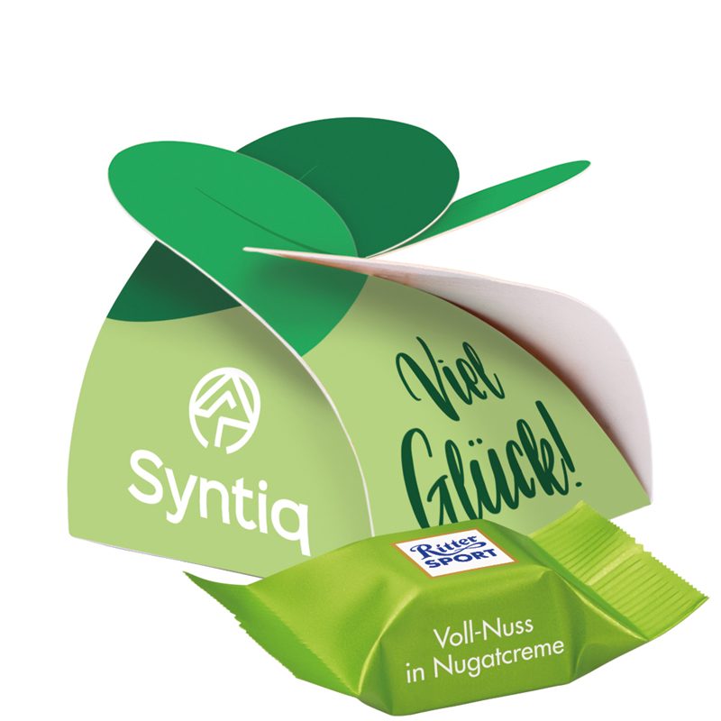 Kleines Präsent, Ritter SPORT Schokowürfel Vollnuss Nougatcreme