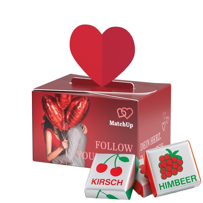 Geschenkbox Mini Herz, Böhme Fruchtkaramelle
