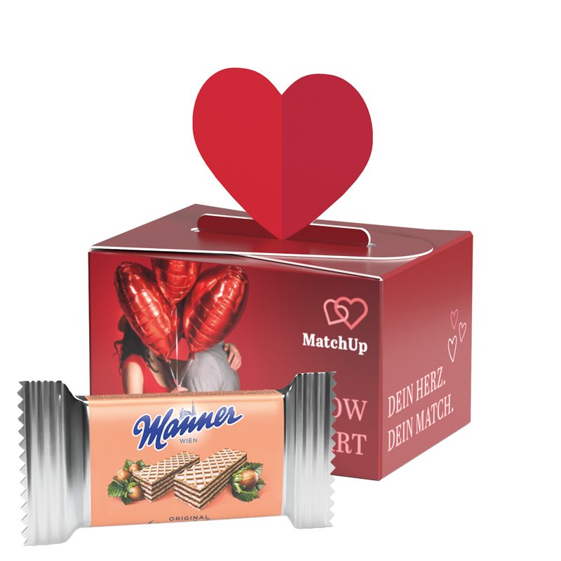 Geschenkbox Mini Herz, Manner 2er