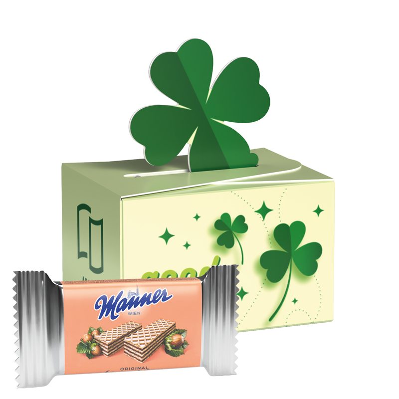 Geschenkbox Mini Kleeblatt, Manner 2er