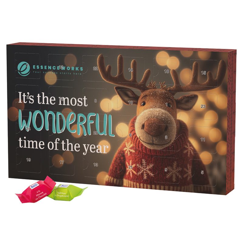 Adventskalender Eco L, Ritter SPORT Schokowürfel