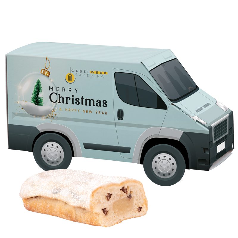 3D-Präsent Transporter, Mini Christstollen
