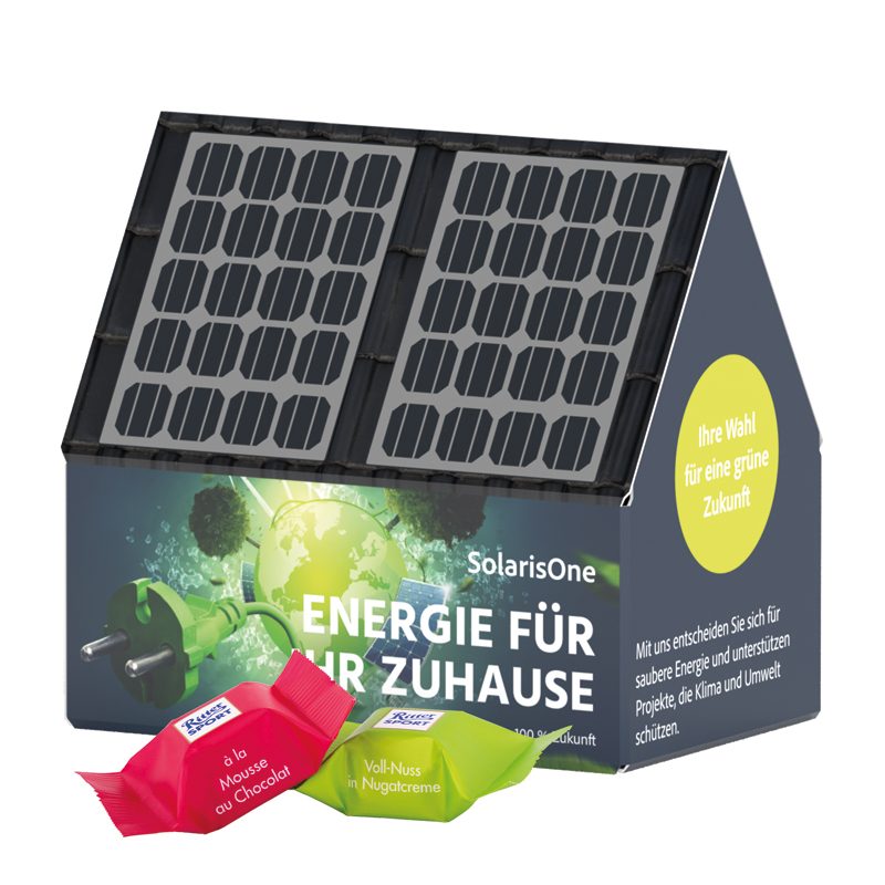 3D-Präsent Haus, Ritter SPORT Schokowürfel