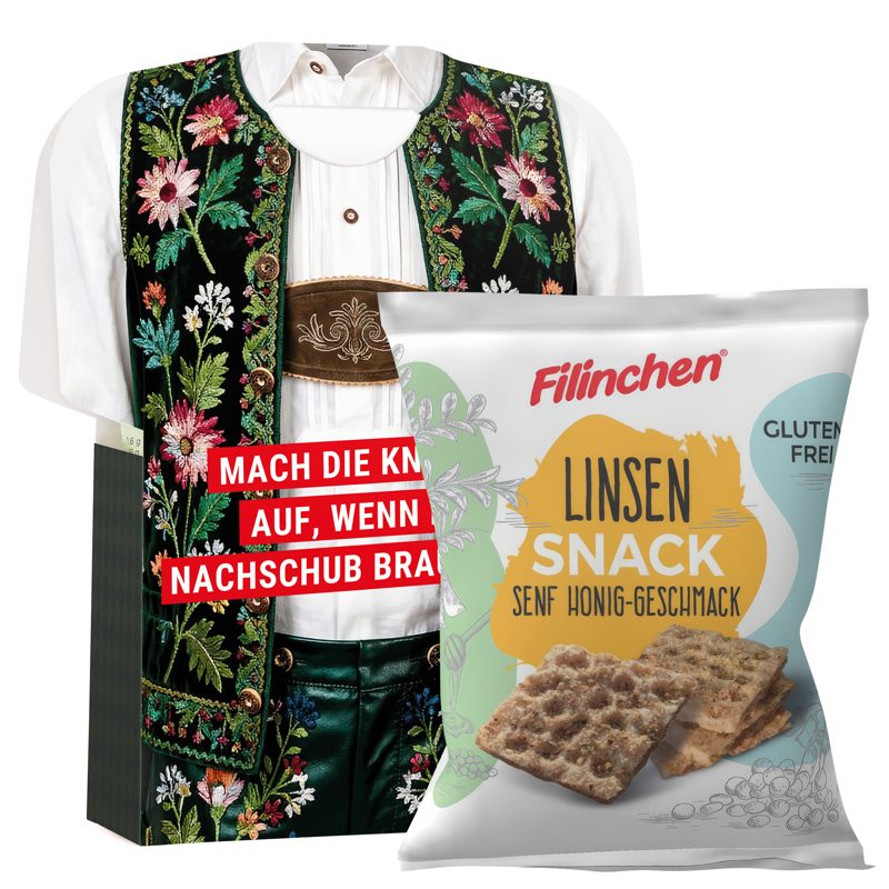 Trikot Box M, Filinchen Linsen Snack Honig-Senf