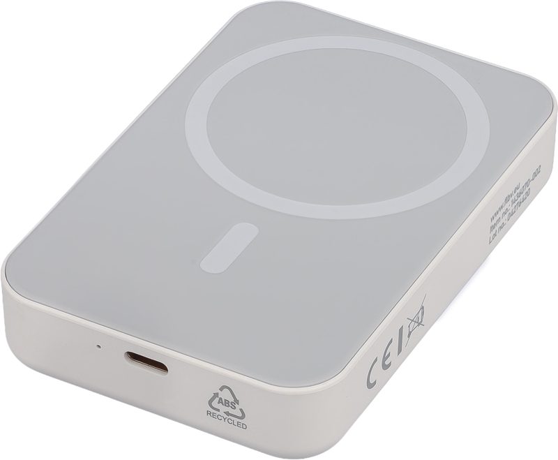 Powerbank mit kabellosem Ladegerät Meno – weitere Ansicht