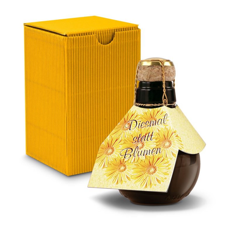 Kleinste Sektflasche der Welt! Diesmal statt Blumen - Inklusive