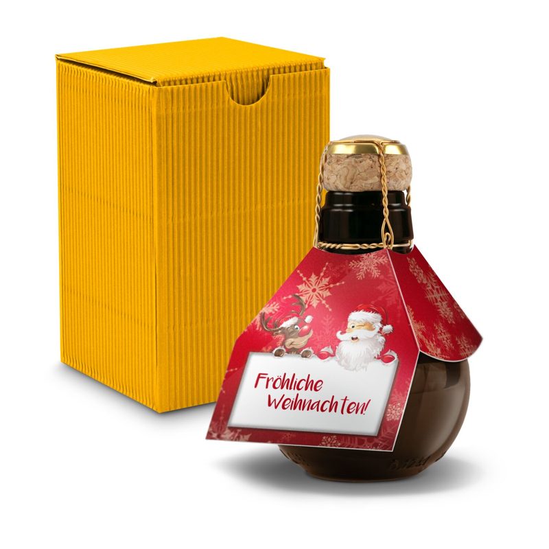 Kleinste Sektflasche der Welt! Fröhliche Weihnachten - Inklusive