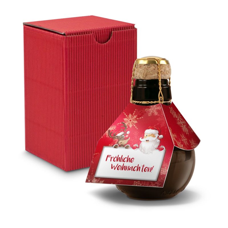 Kleinste Sektflasche der Welt! Fröhliche Weihnachten - Inklusive