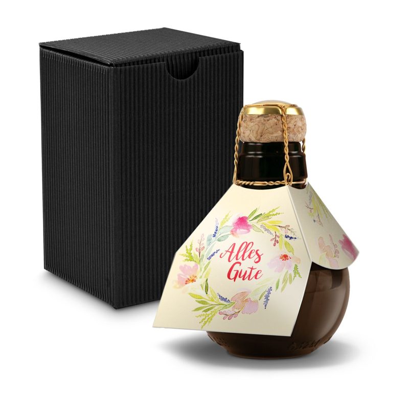 Kleinste Sektflasche der Welt! Alles Gute - Inklusive Geschenkkarton