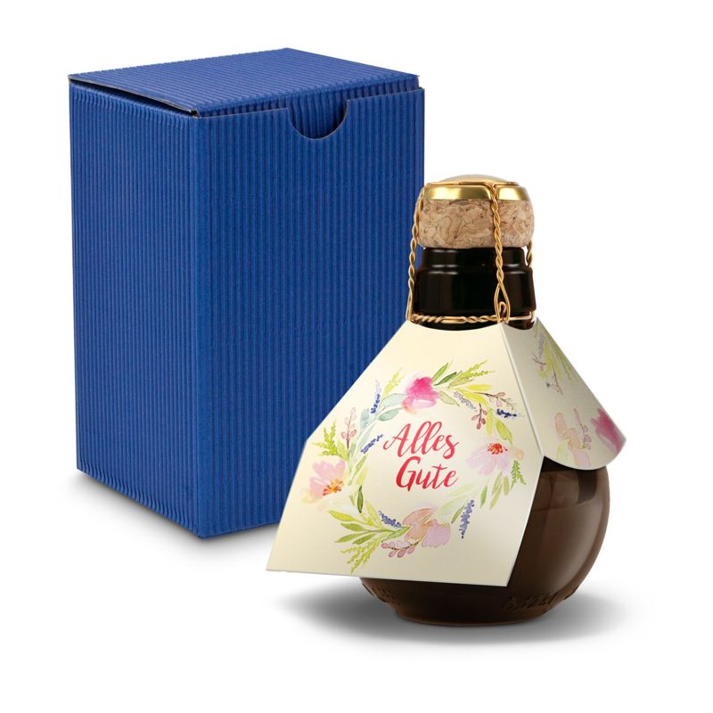 Kleinste Sektflasche der Welt! Alles Gute - Inklusive Geschenkkarton