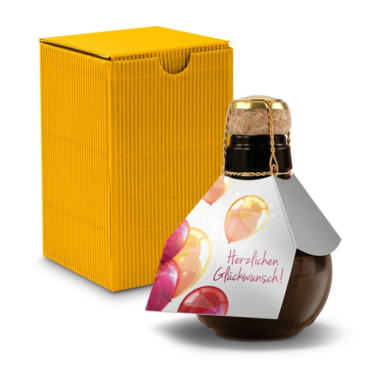 Kleinste Sektflasche der Welt! Herzlichen Glückwunsch - Inklusive