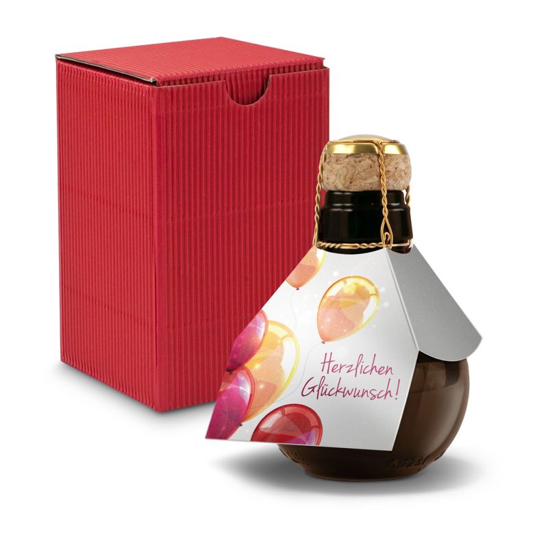 Kleinste Sektflasche der Welt! Herzlichen Glückwunsch - Inklusive