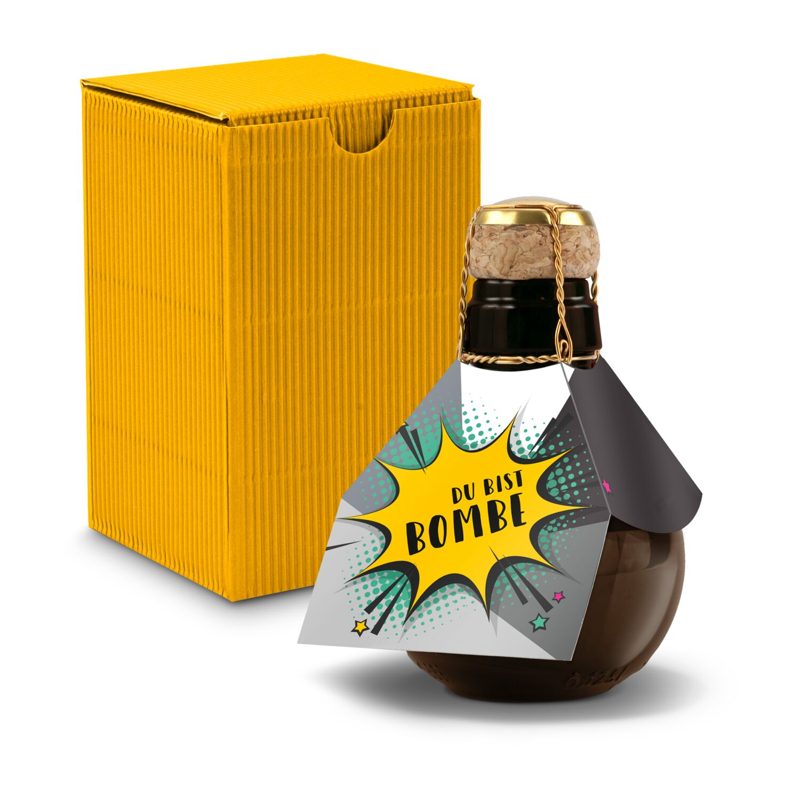 Kleinste Sektflasche der Welt! Du bist Bombe - Inklusive