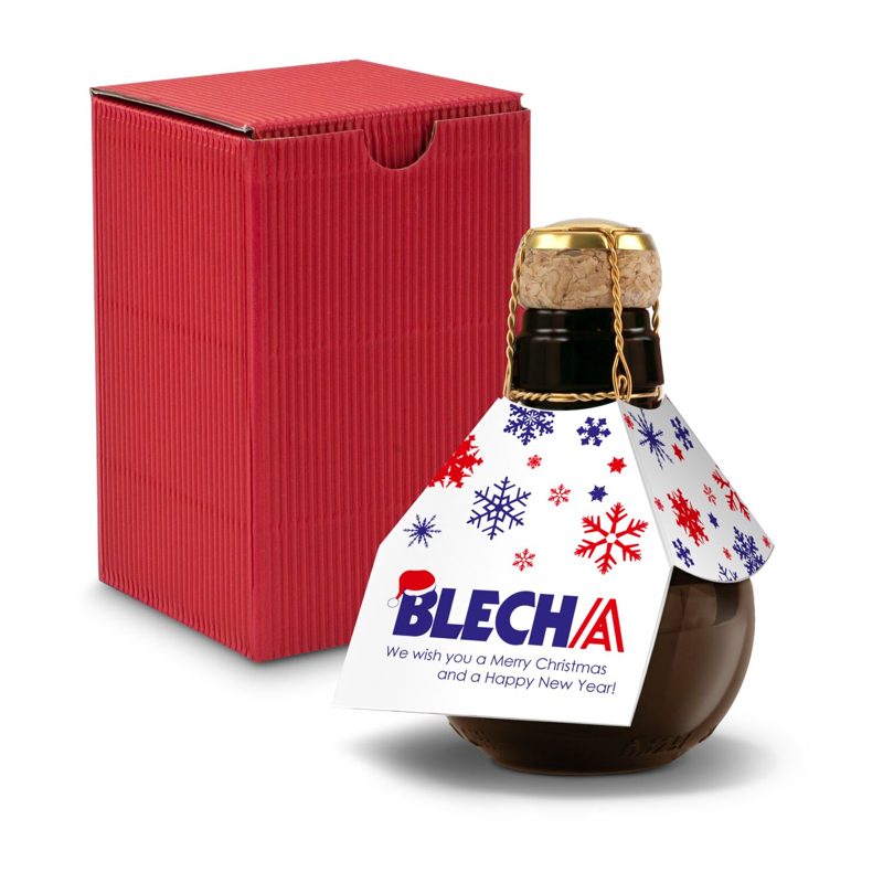 Kleinste Sektflasche der Welt! Eigendesign - Inklusive Geschenkkarton