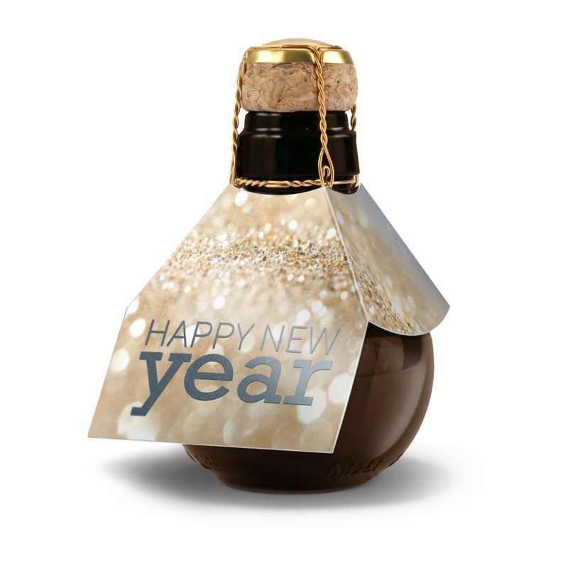 Kleinste Sektflasche der Welt! Happy New Year - Ohne Geschenkkarton