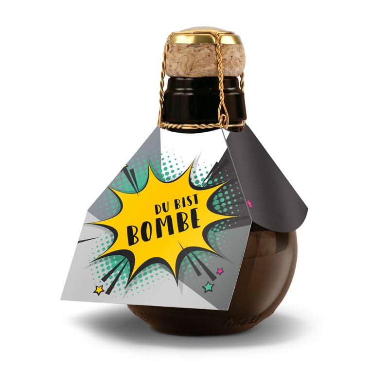 Kleinste Sektflasche der Welt! Du bist Bombe - Ohne Geschenkkarton