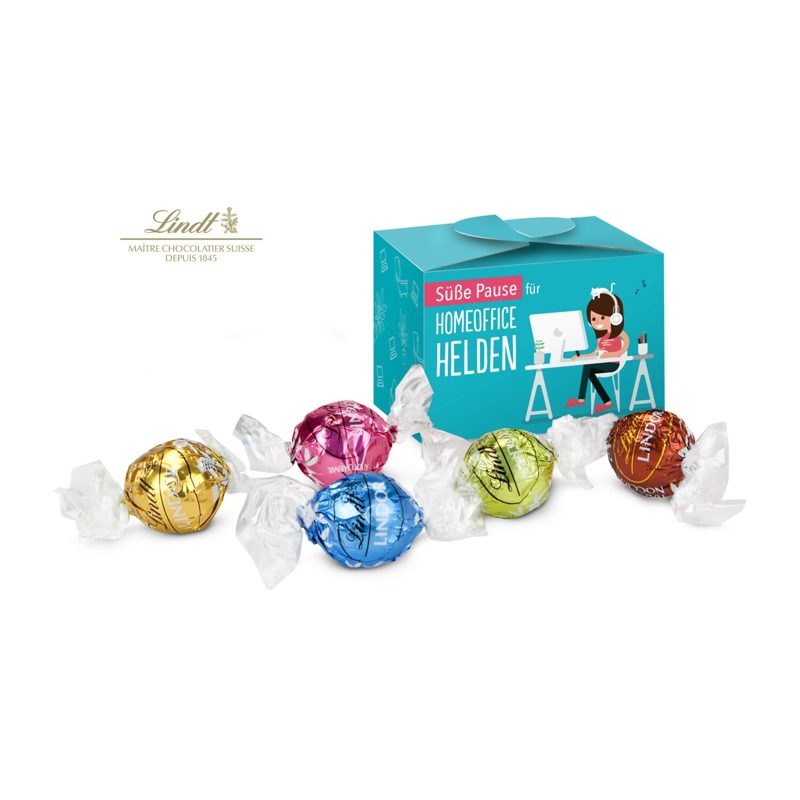Lindt süße Pause fürs Home-Office, 5 Lindorkugeln für Ihre Mitarbeiter