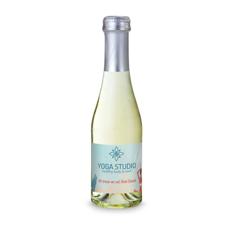 Promo Secco Piccolo - Flasche klar - Kapselfarbe Silber, 0,2 l