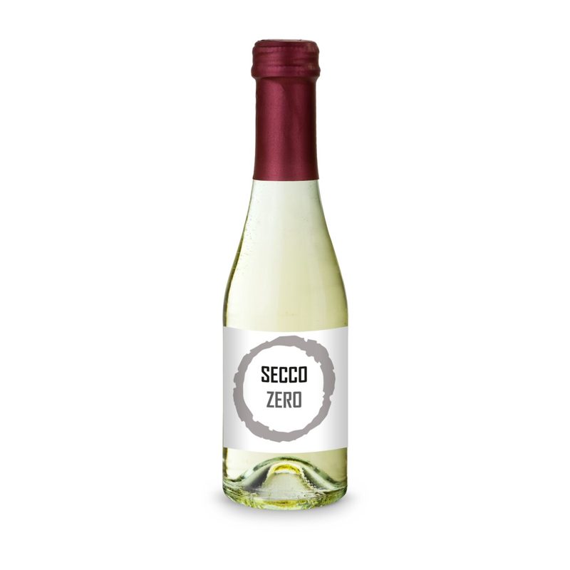Secco ZERO - Schäumendes Getränk aus alkoholfreiem Wein - Flasche