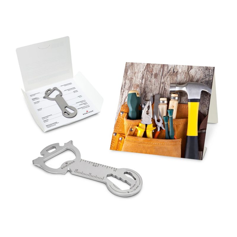 ROMINOX® Key Tool Snake (19 Funktionen) im Motiv-Mäppchen Werkzeug