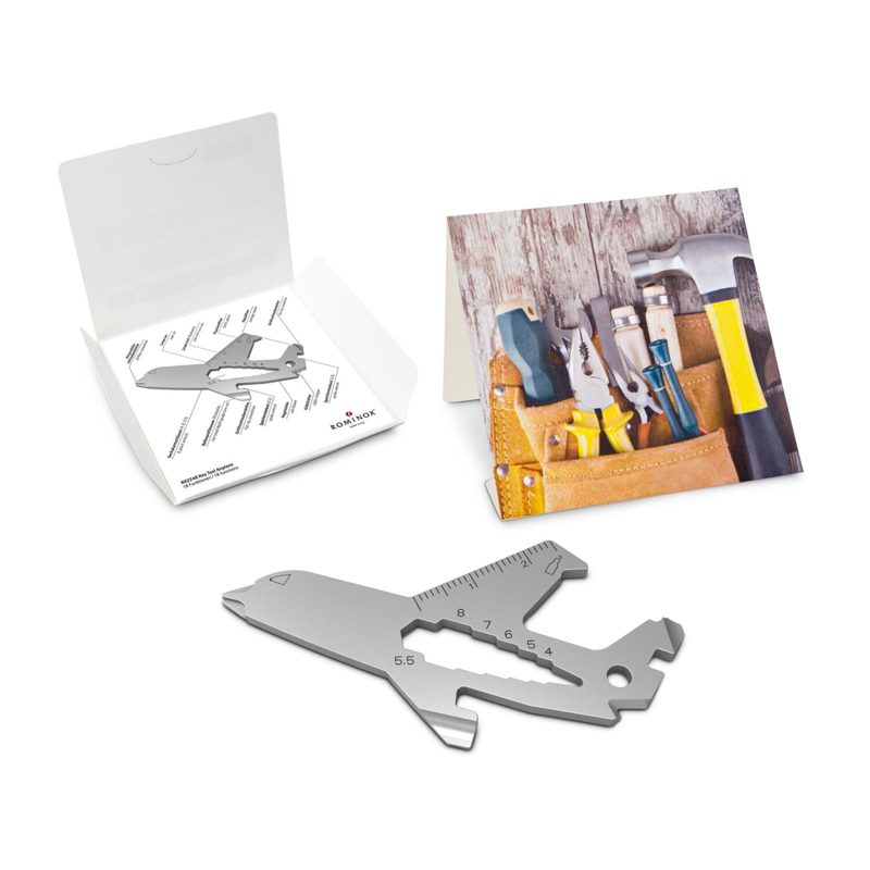 ROMINOX® Key Tool Airplane / Flugzeug (19 Funktionen) im