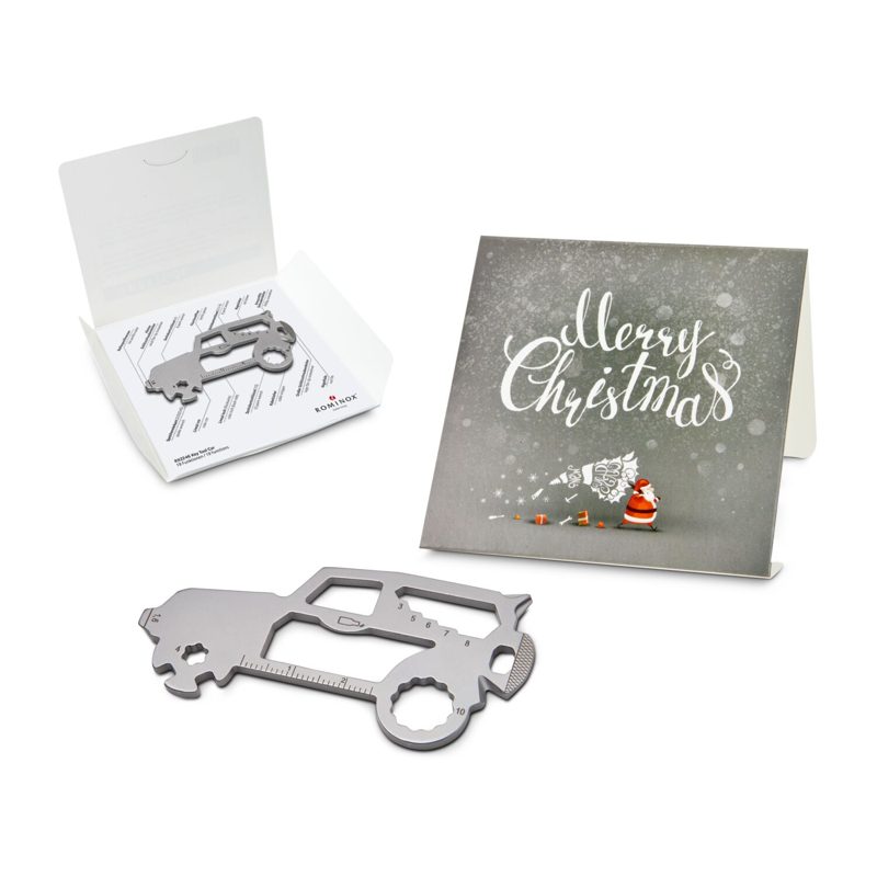 ROMINOX® Key Tool SUV / Auto (19 Funktionen) im Motiv-Mäppchen Merry