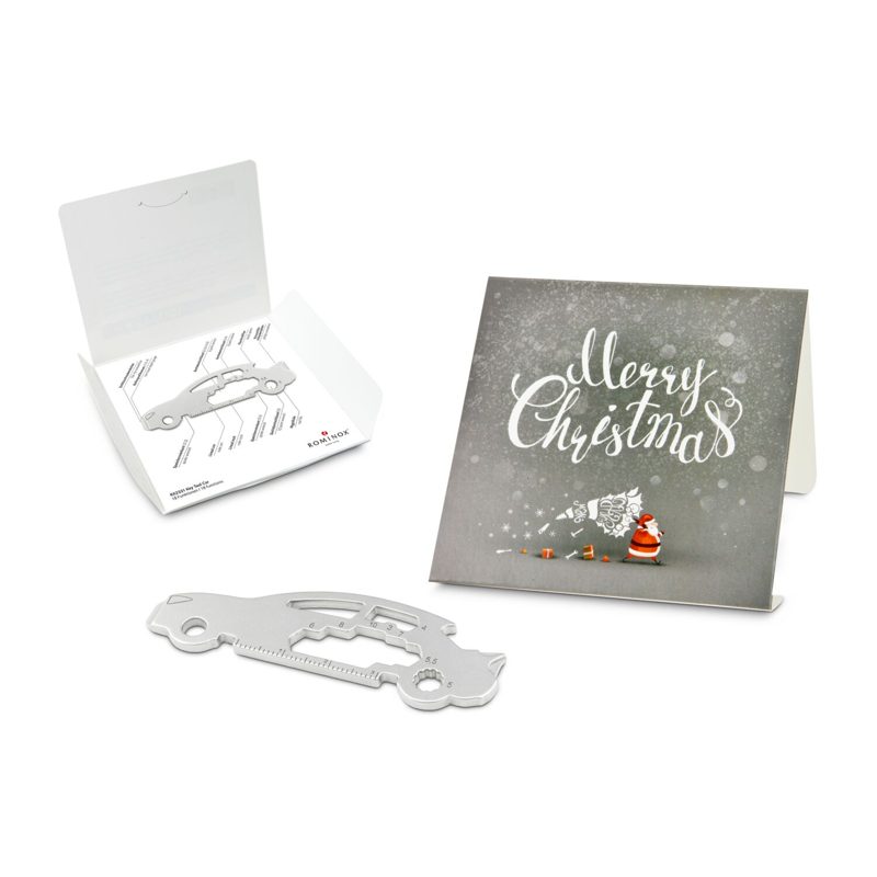 ROMINOX® Key Tool Car/Auto (18 Funktionen) im Motiv-Mäppchen Merry