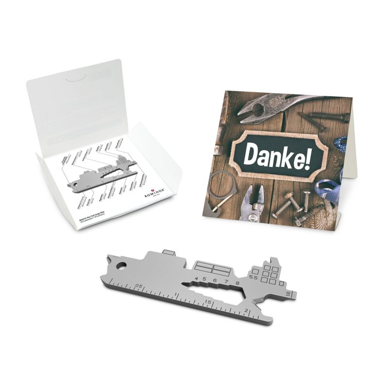 ROMINOX® Key Tool Cargo Ship / Containerschiff (19 Funktionen) im