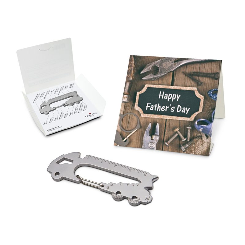 ROMINOX® Key Tool Truck / LKW (22 Funktionen) im Motiv-Mäppchen Happy