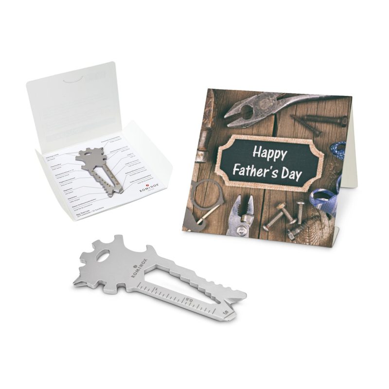 ROMINOX® Key Tool Lion (22 Funktionen) im Motiv-Mäppchen Happy