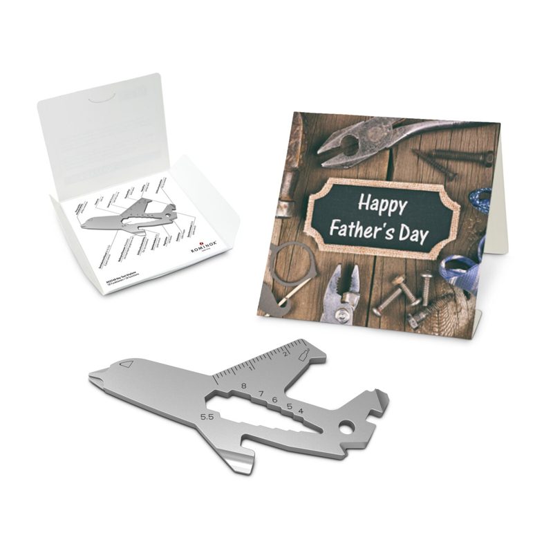 ROMINOX® Key Tool Airplane / Flugzeug (19 Funktionen) im